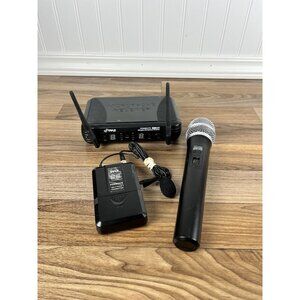 Pyle Wireless Microphone System Kit,PDWM3378 Handheld Mic, Headset Mic